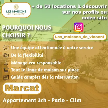 Marcat - Clim - Patio Apartment